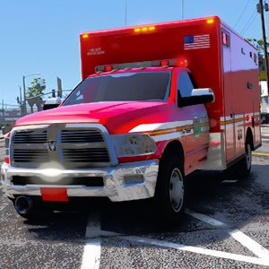 Ambulance Truck Hidden Tires