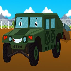 Army Hummer Happy Car