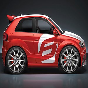 Audi A3 Cartoon