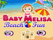 Baby Melisa Beach Fun