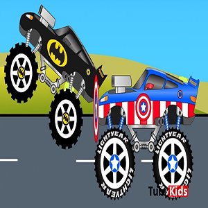 Batman VS Captain America Monster Truck