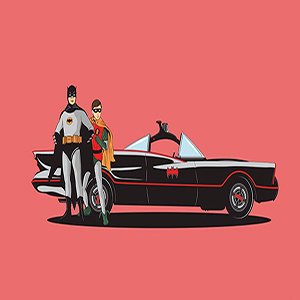 Batmobile Retro Vehicle