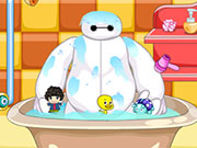 Baymax Take A Shower