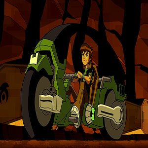 Ben10 Red Motorbike