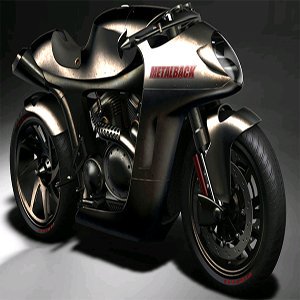 Black Racing MotorBike