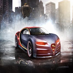 Bugatti Chiron Superman Car