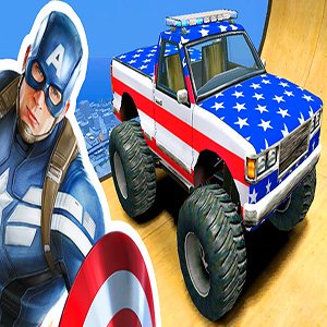 Captain America Monster Truck