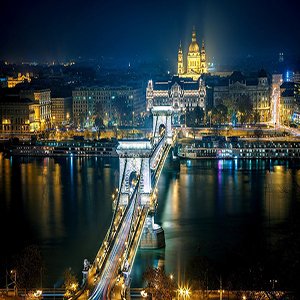 Chain Bridge Budapest Hungary