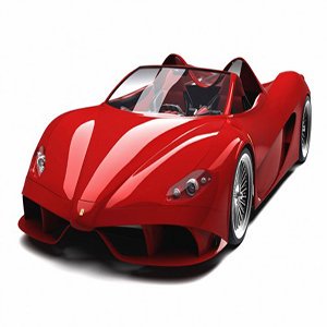 Ferrari Aurea Red Beauty Car