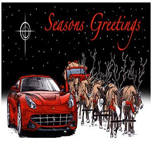 Ferrari Christmas Card Puzzle