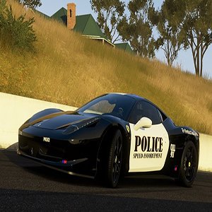 Ferrari Italia Police Car