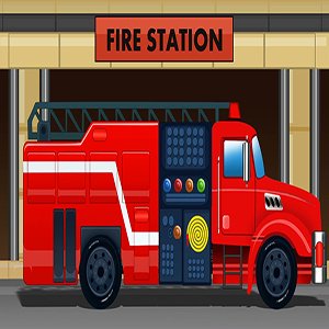 Firetruck at Station