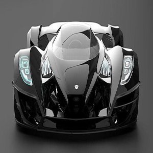 Futuristic Racing Vehicle