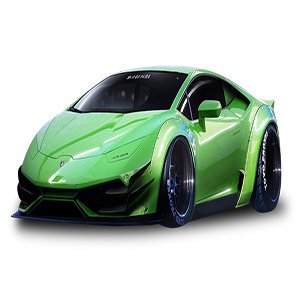 Green Lamborghini Super Leggera