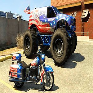 GTA Monster Truck and Motorbike