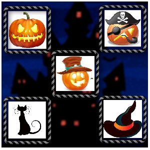 Halloween Icons Memory Match