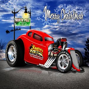 Hot Rod Christmas Car