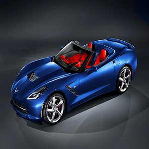 Laguna Blue Corvette