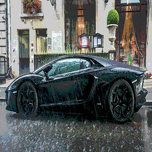 Lamborghini Aventador Rain Drive