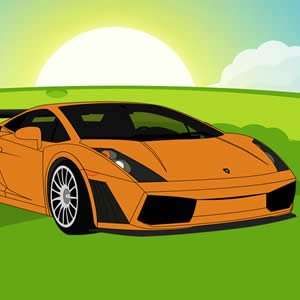 Lamborghini Gallardo Cartoon