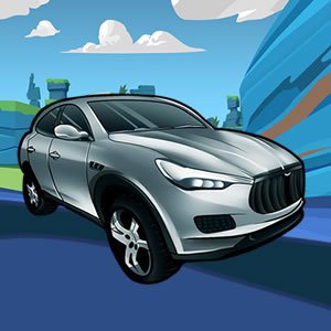 Maserati Cartoon Puzzle