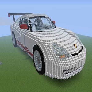 Minecraft Porsche 911 Puzzle