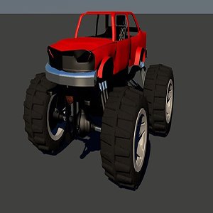 Monster Truck 3D Model 