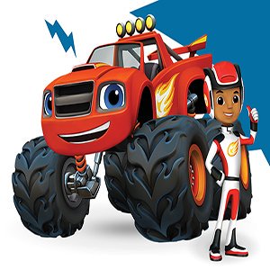 Monster Truck Blaze and Zachary