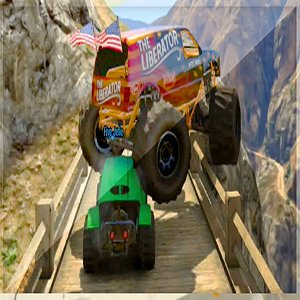 Monster Truck vs Stunt Buggy