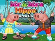 Mr and Mrs Hippo Dress Up