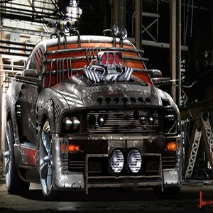 Mustang Death Race Car