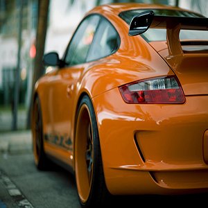 Orange Porsche 911 Puzzle