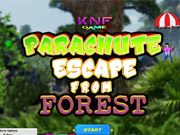 Parachute Escape from Forest