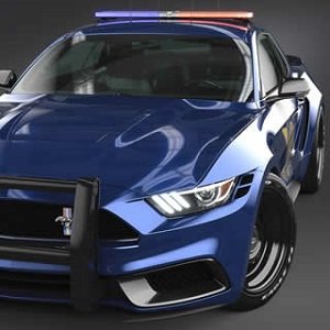 Police Mustang Jigsaw