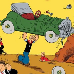 Popeye Car Puzzle