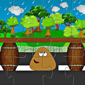 Pou Cover Rain