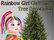 Rainbow Girl Chrismas Tree Decoration