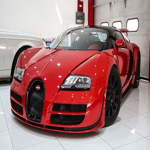 Red Bugatti Veyron