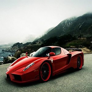 Red Fancy Ferrari Car Puzzle