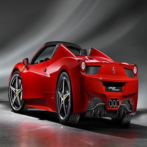 Red Ferrari 458 Spider