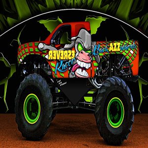 Reverse Monster Truck Racer 