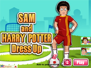 Sam and Harry Potter Dress up