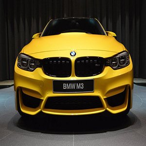 Speed Yellow BMW M3