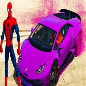 Spiderman Lamborghini Car