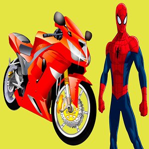 Spiderman Motorbike Jigsaw