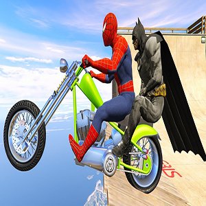 SuperHeroes Motorbike Action