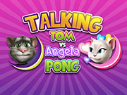 Talking Tom vs Angela Pong