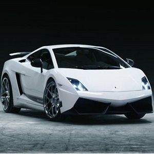 White Awesome Lamborghini