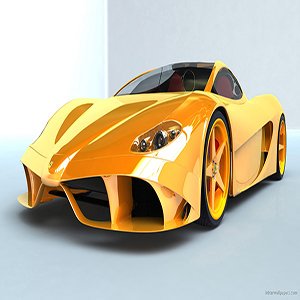 Yellow Ferrari Beest