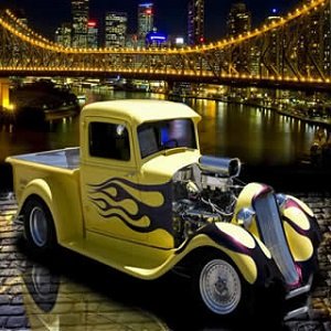 Yellow Hot Road Jigsaw